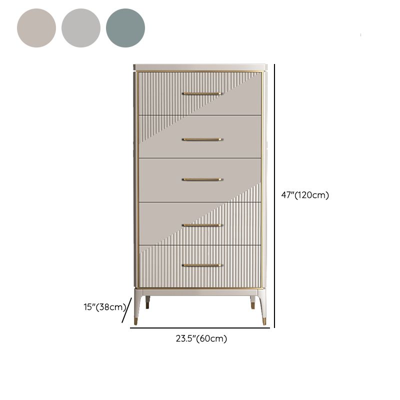 Classic Glam Double Dresser Birch Storage Chest with Drawers for Bedroom