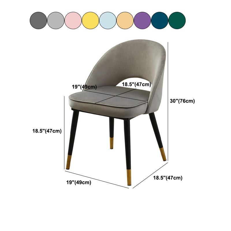 Gorgeous Fabric Dining Chair, Modern Minimalist Open Plan Family Dining Chair
