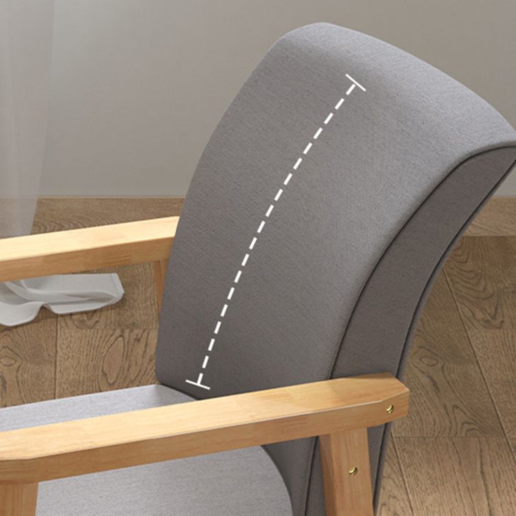 Silla de comedor tapizada con respaldo sólido, sillón contemporáneo con acabado mate, única