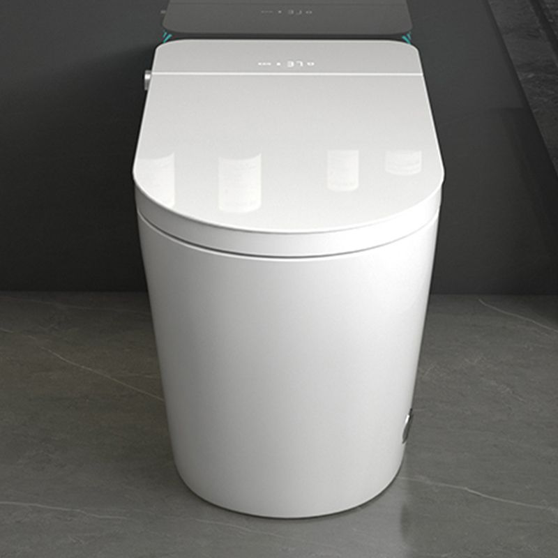 Modern Floor Mounted Flush Toilet Siphon Jet Urine Toilet with Heated Seat for Washroom