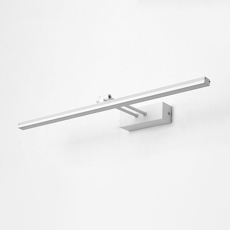 Metalen lineaire ijdelheid muur sconce moderne stijl 1 licht ijdelheid spiegellichten