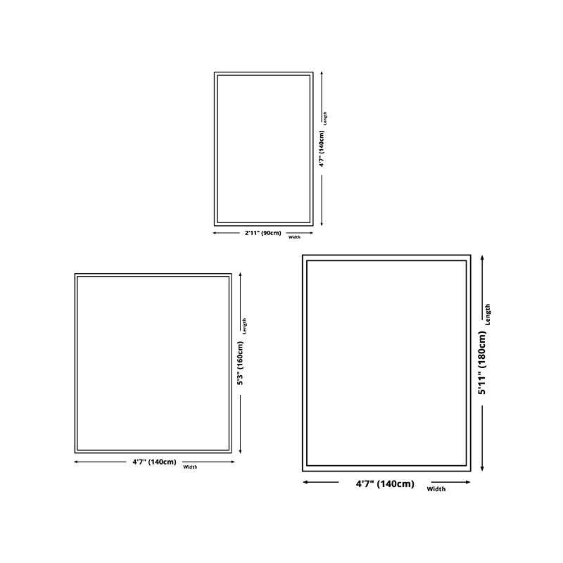 Rapis moderne beige PVC Color Block Rapis résistant à la tache pour le salon