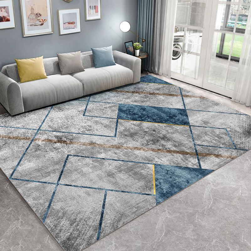 Funky wasbaar tapijt Stijlvol indoor tapijten Polyester non-slip gebied tapijt voor woonkamer