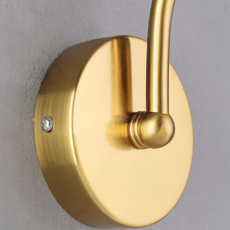 Global Sconce Light Fixture Contemporary Style Glass Bedroom Wall Sconce Lighting