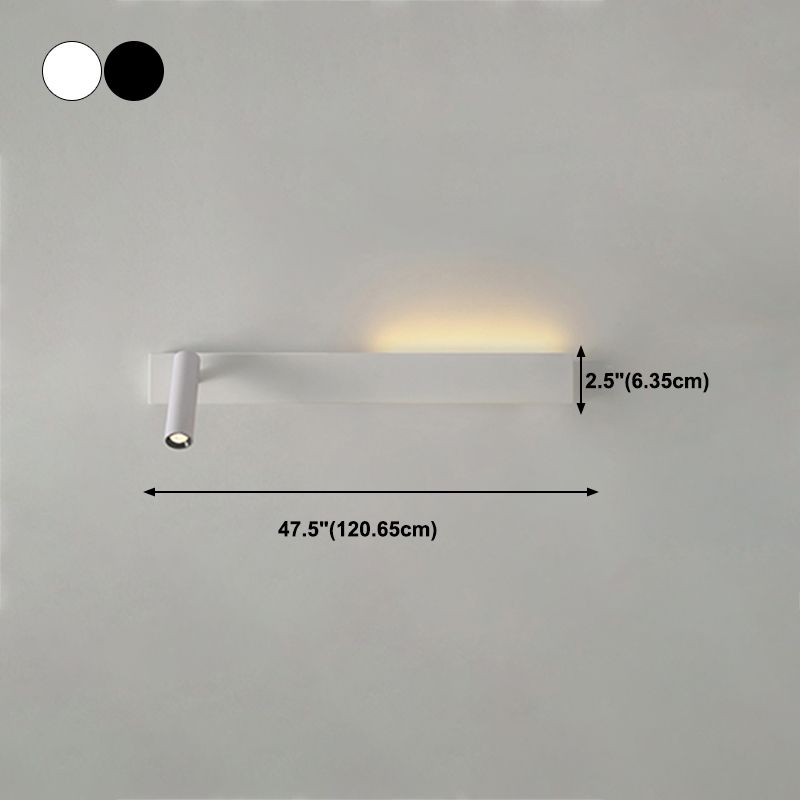 Square Shape Metal Wall Light Modern Style 2 Lights Wall Mount Light