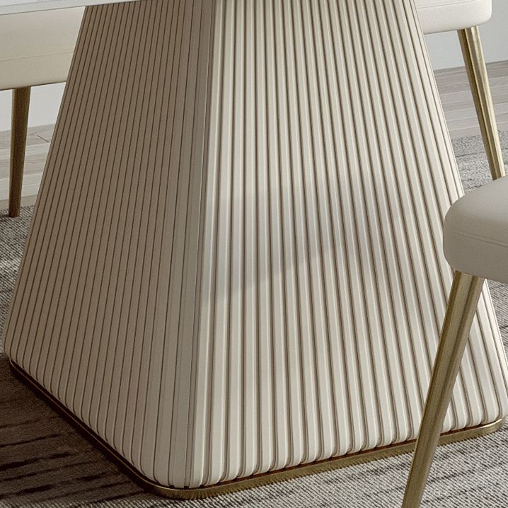 1/2/5/6/7 Pieces Glam Dining Room Set Rectangle Table Dining Set