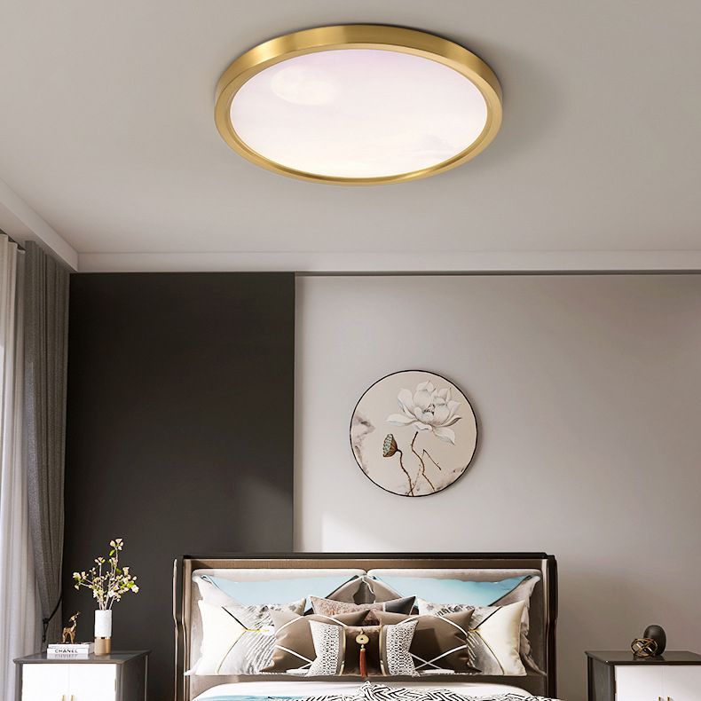 Modern Ceiling Lamp Colorful LED Flush Mount Light Fixture for Bedroom