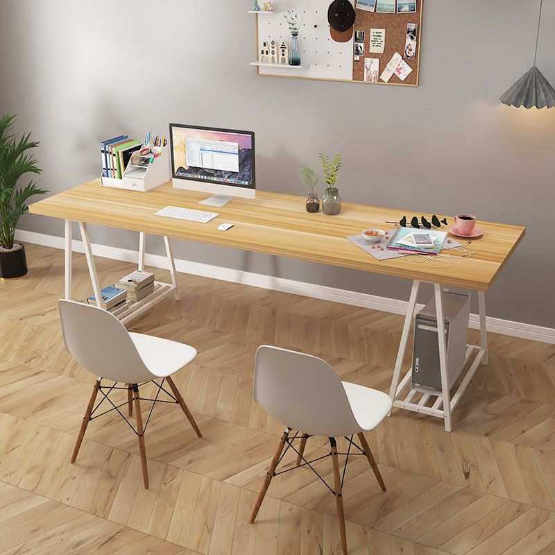 Manufactured Wood Rectangle Writing Desk Home Glam Office Desk