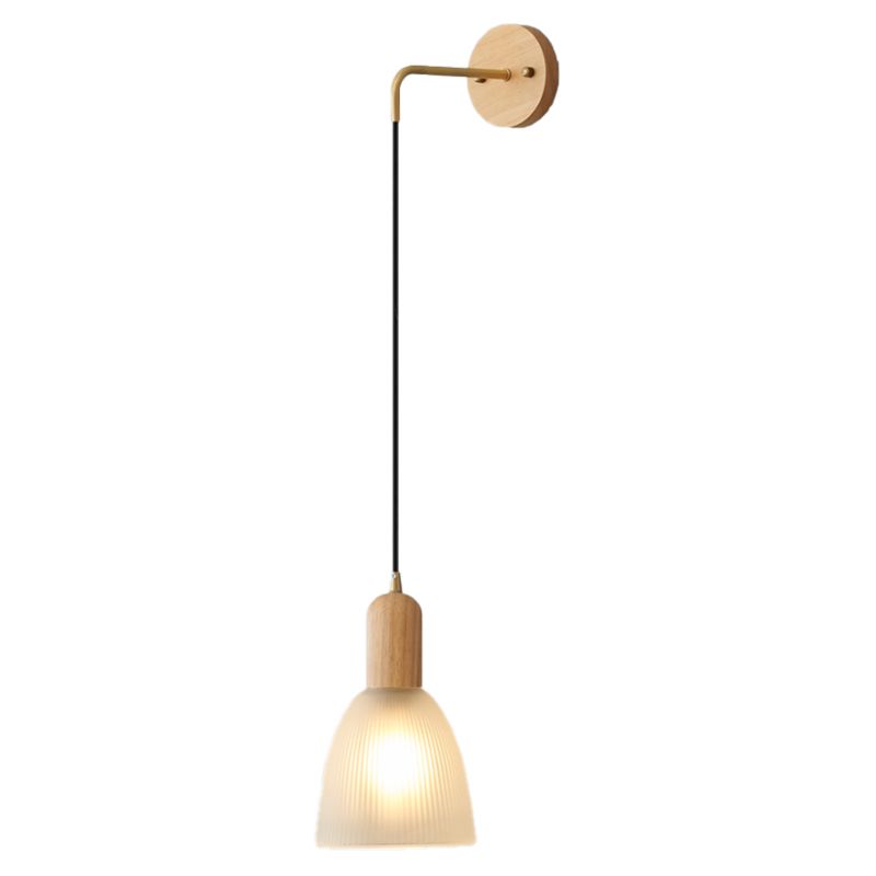 Modern Wall Light Fixture Wooden Wall Light Sconce for Bedroom