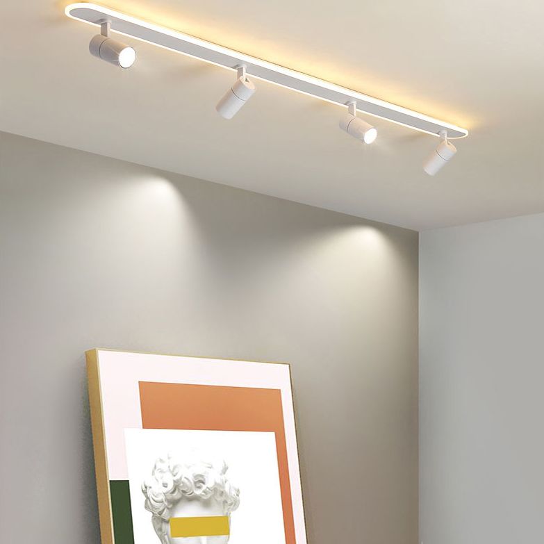 LED de aluminio LED moderno Montaje de techo de hierro forjado de montaje de hierro para un lugar comercial