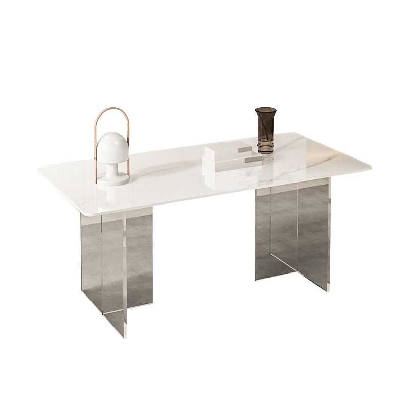 Designer Style Sintered Stone Dining Set Rectangle 1/5/7 Pieces Dining Table with Chairs