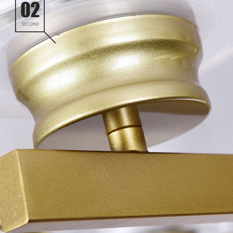 Cilindro lampadario a sospensione del lampadario moderno in vetro soggiorno lampada a sospensione in oro