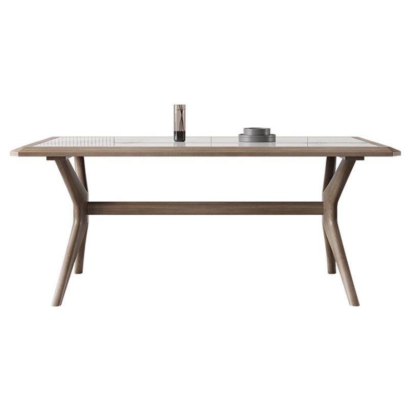 Contemporary Style 1/2/3/5/7 Pieces Dining Chairs Set Rectangle Stone Furniture in White