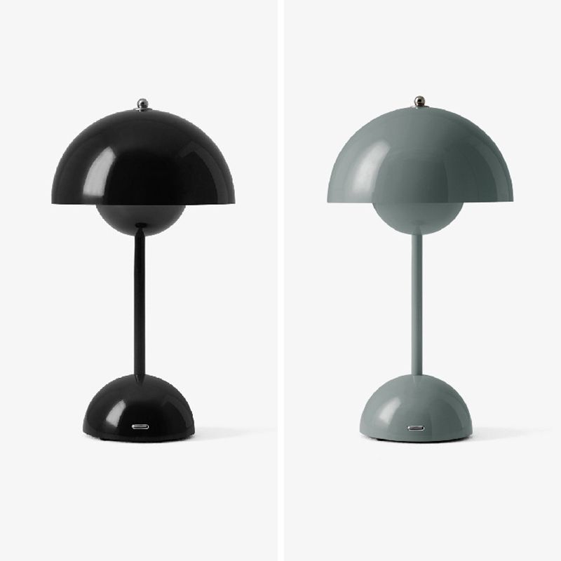 Macaron Simple Table Lamp 1-Light Desk Light with Acrylic Shade for Bedroom