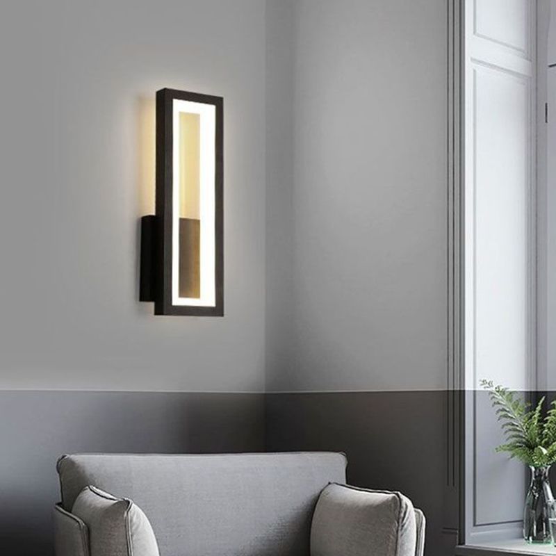 Simple Geometric Wall Lamps Metal Wall Light Fixture for Living Room