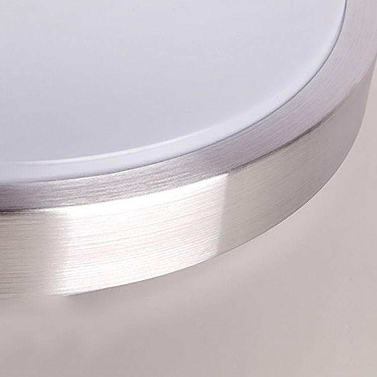Lámpara de techo redonda sencilla de montaje empotrado LED de aluminio para sala de estar