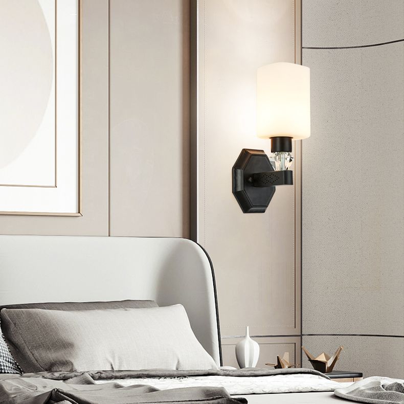 Cylinderical Wall Sconce Nordic Minimalist Style Iron Sconce Wall Light