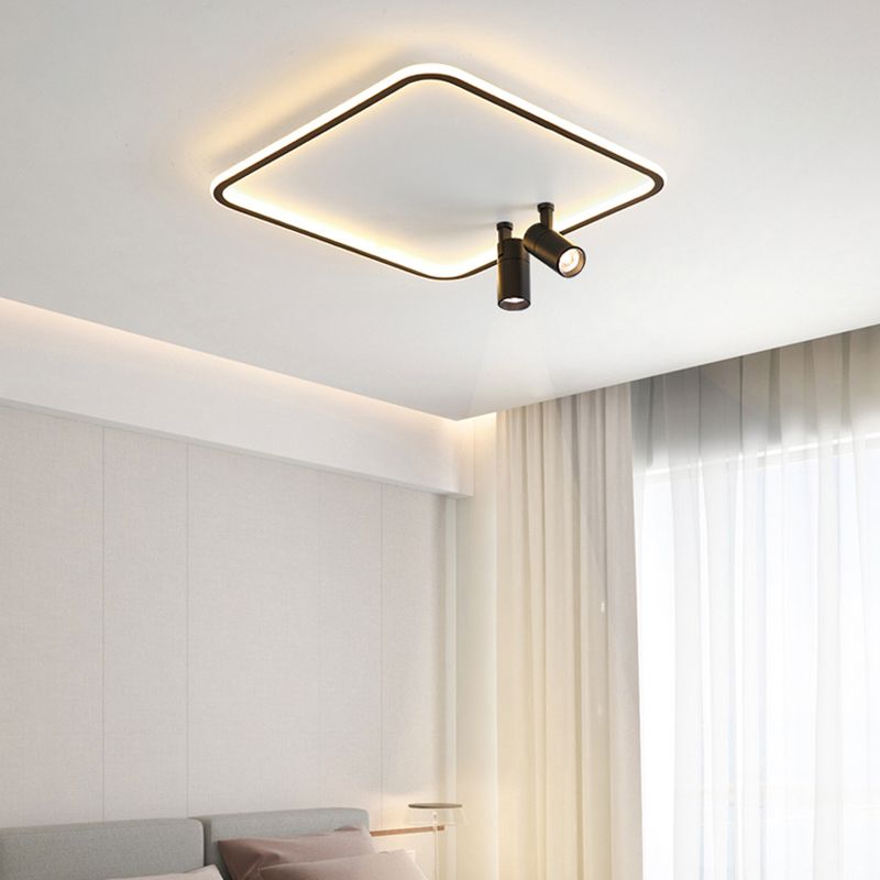 Geometric Ceiling Light Fixture Nordic Style Metal LED Ceiling Mount Light Fixture