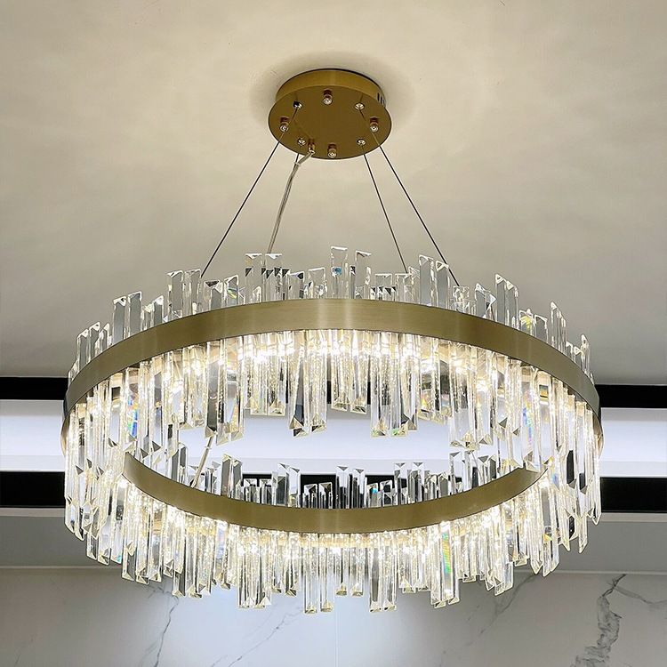 Crystal Chandelier Pendant Light Modern Pendant Lighting in Gold