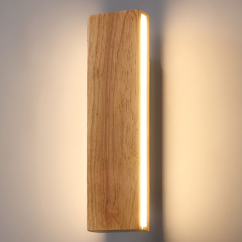 20,5 "/12.5" /8,5 "Modern moderna illuminazione a parete in legno di legno di legno