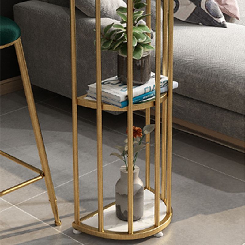 Modern Bar Pub Table Set 1/3 Pcs Metal Frame Bar Table and Upholstered Stools