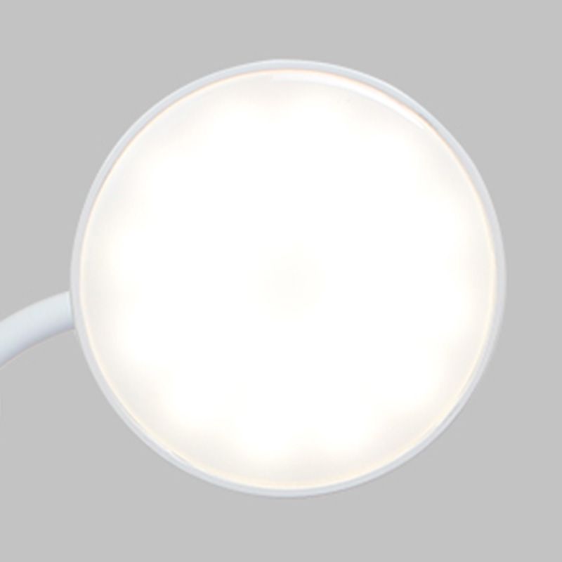 Teardrop Shaped Plastic Study Lamp Macaron LED Table Light for Dormitory