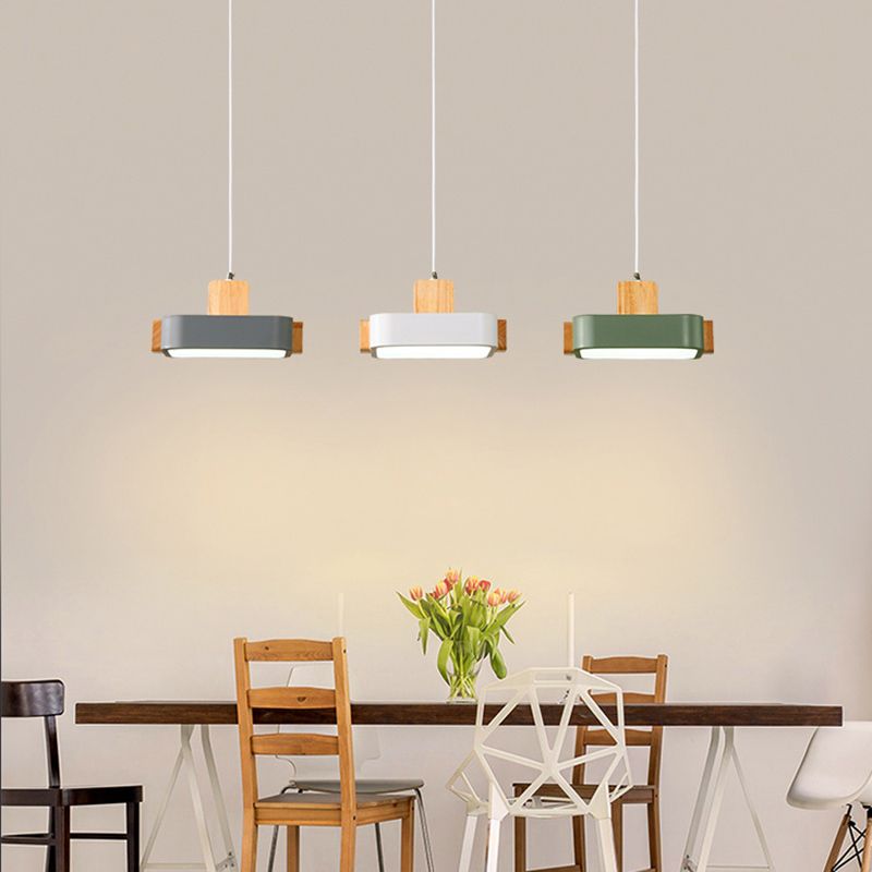 Nordic Brick Hanging Lamps Acrylic Hanging Pendant Lights for Bedroom