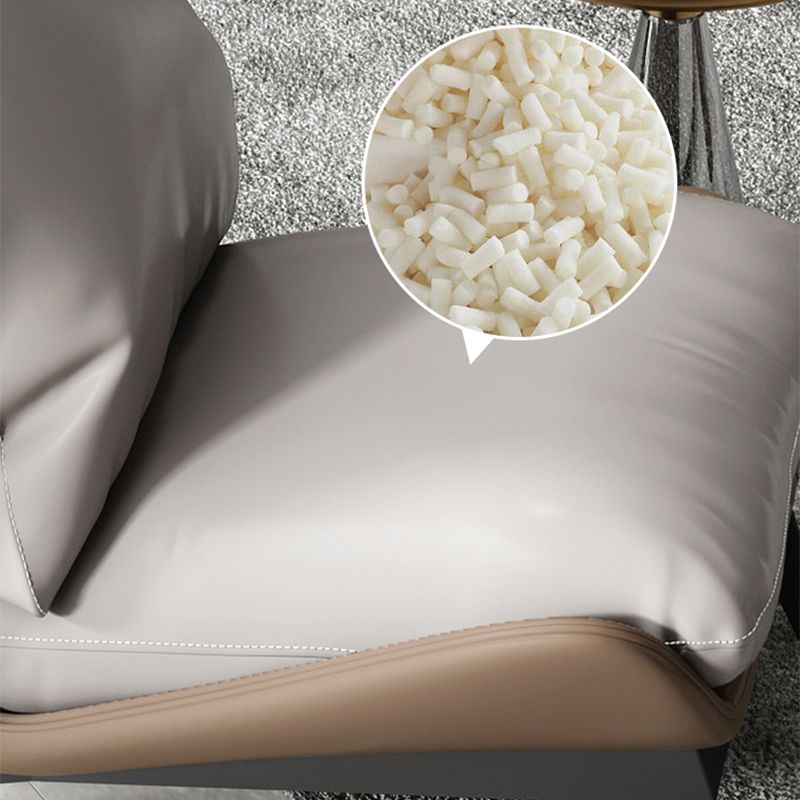 Contemporary Style 26.77" Wide Pillow Back Armless Lounge Chair