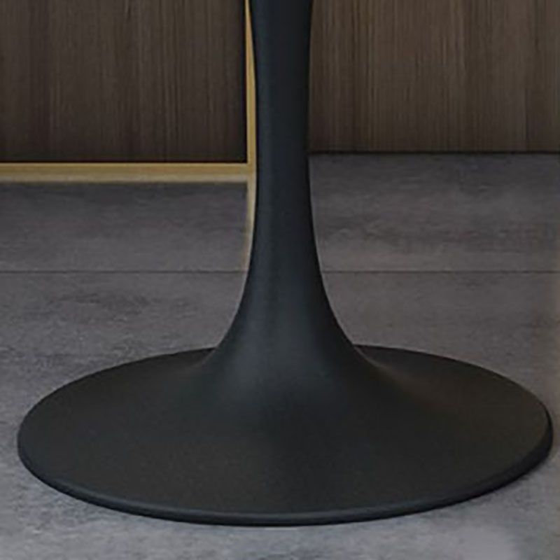 Modern Style Round Dining Table Sintered Stone Tulip Table for Dining Room