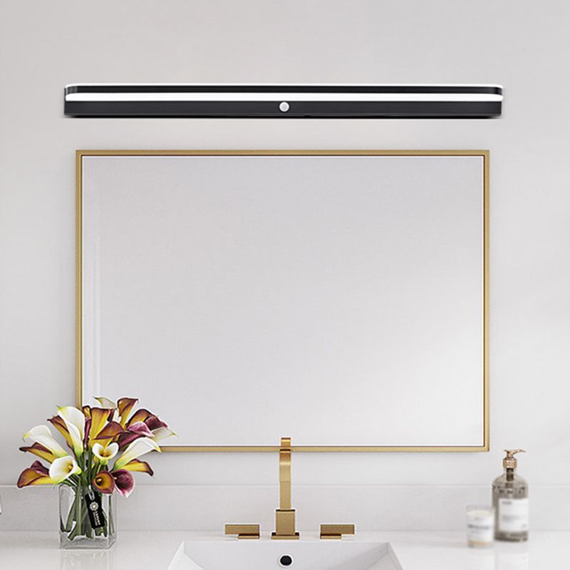 Modern Style Rectangle Vanity Wall Lights Metal 1 Light Vanity Mirror Lights