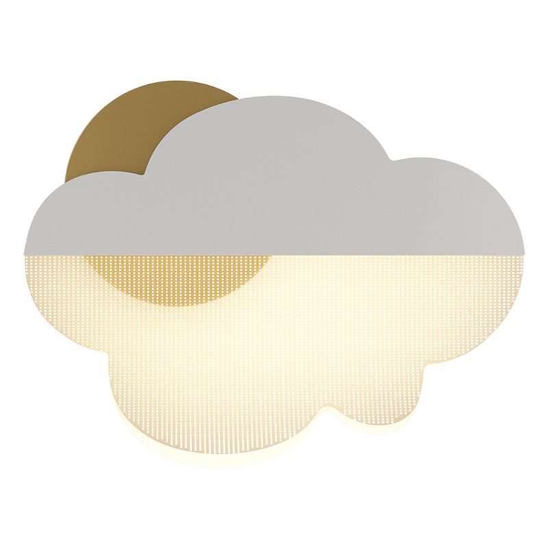 Lámpara de pared de nubes Simplicidad moderna Splique acrílico de pared para sala de estar
