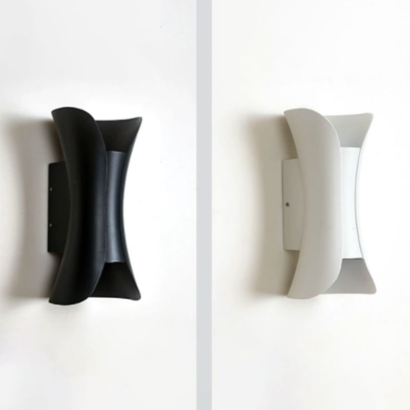 Sconce Light Fixture Minimalist Style Metal LED Wall Lighting Fixture