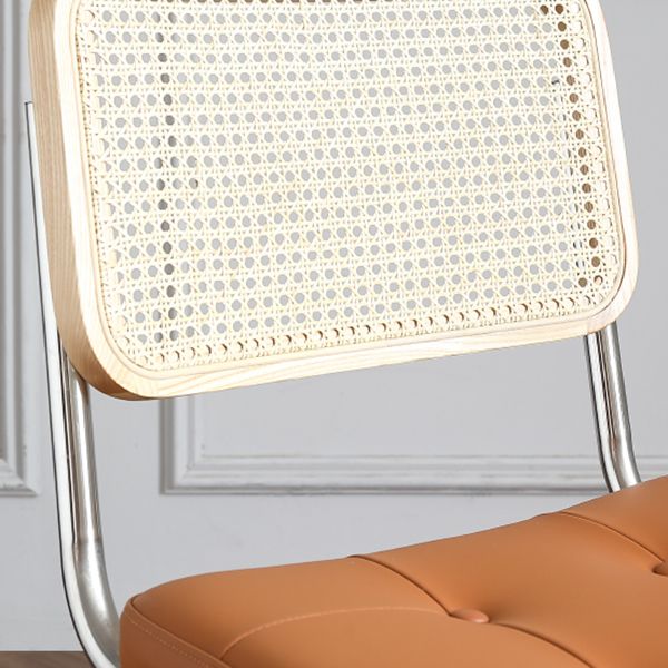 Contemporary Side Chairs Upholstered Armless Dining Chairs for Home