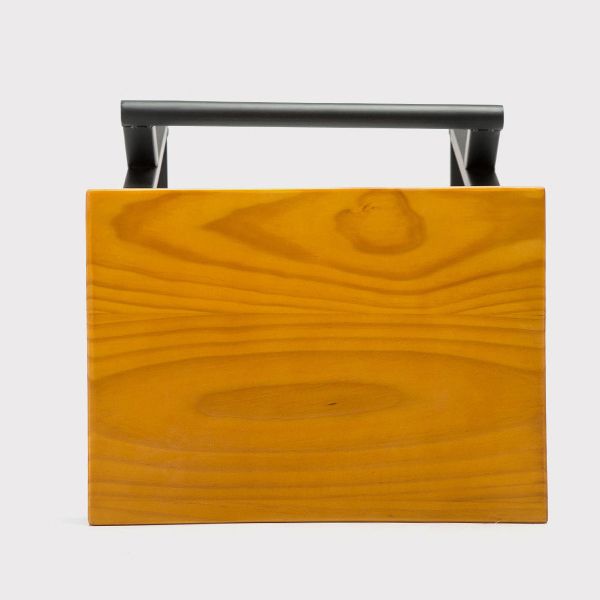 Industrial Bar and Counter Stool Backless Stool with Sled Base in Black