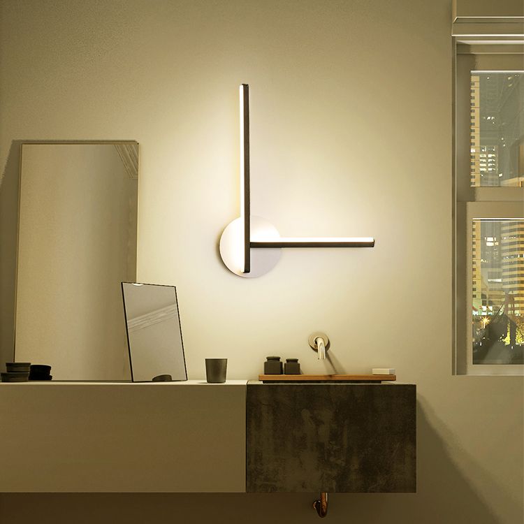 Lampade a sconde lineari in stile minimalista moderno lampade a parete in metallo