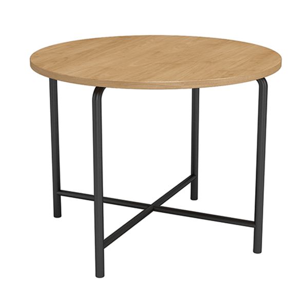 Colección de comedor de estilo industrial Mesa de comedor de madera maciza para el hogar
