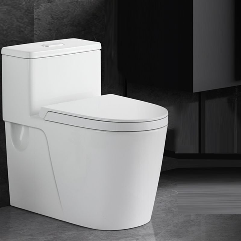 Floor Mounted Urine Toilet One Piece Toilet Modern Siphon Jet Porcelain Toilet