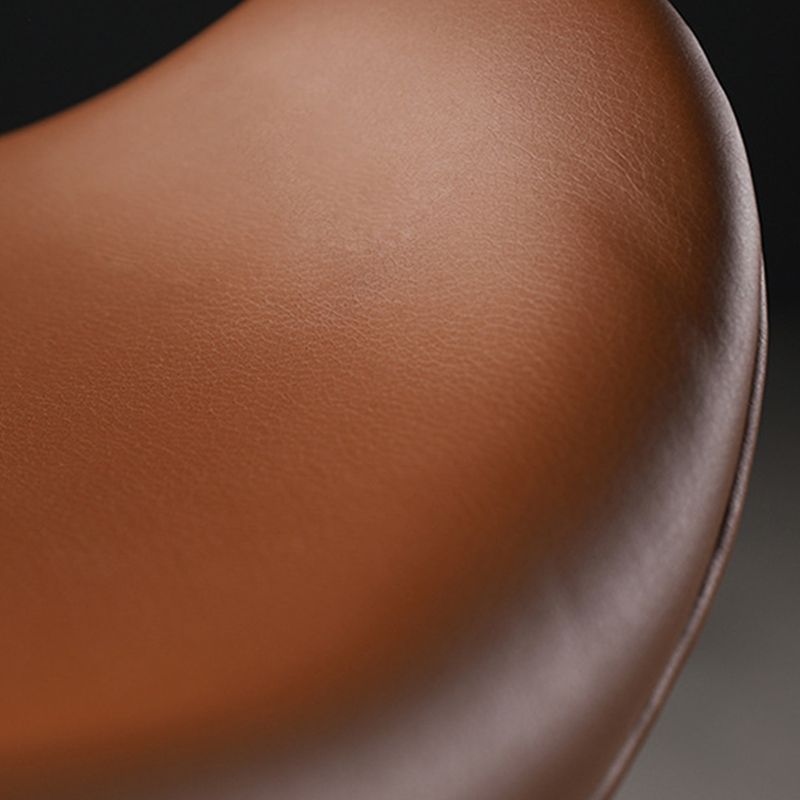 Contemporary Armless Backless Counter Stool Iron Bar Stool with Footrest