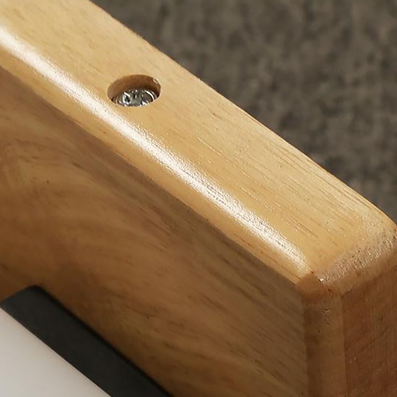 Éclairage de paroi en bois géométrique Appiculture de lumière murale beige minimaliste