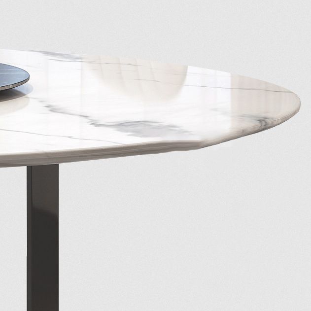 Round 1/4/5/7/9 Pieces Modern Furniture Standard Height Dining Room Table Set with 3 Legs