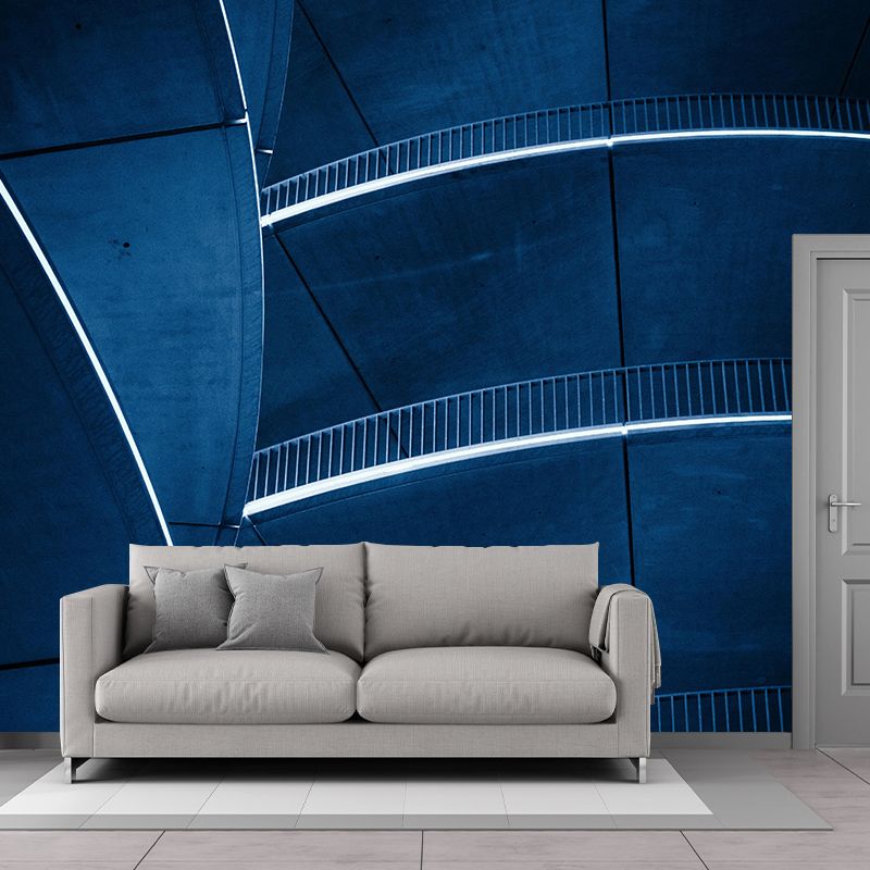 Customized Building Mural Wallpaper Mildew Resistant Wall Decor for Living Room