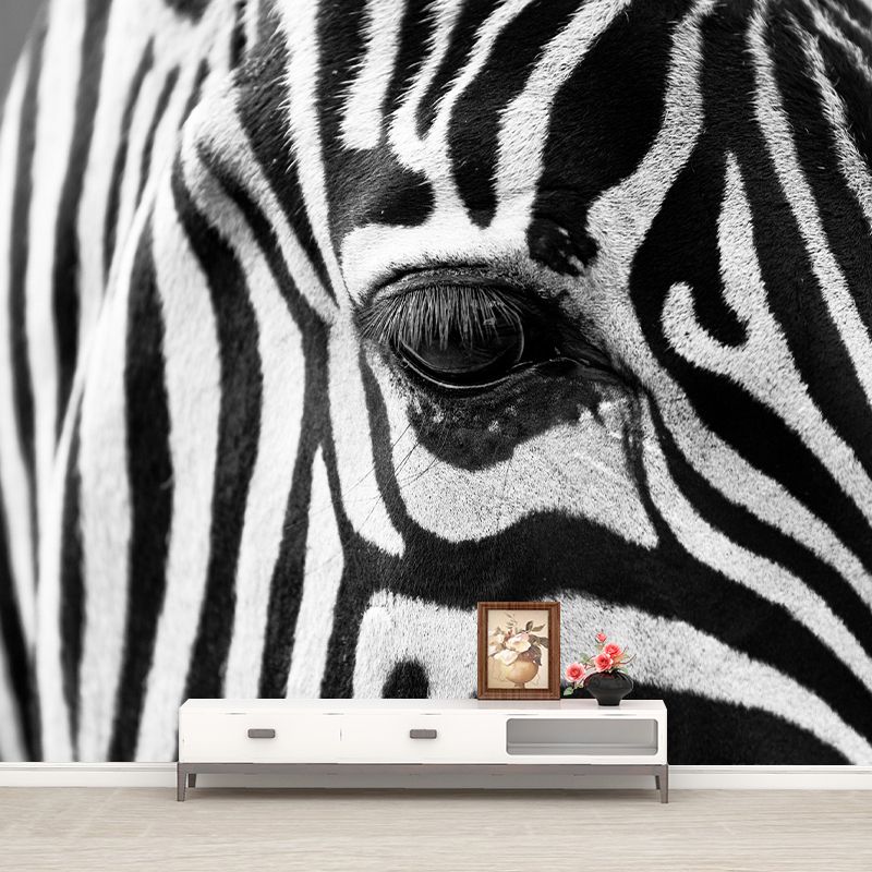 Vivid Wild Animal Mural Mildew Resistant Contemporary Wallpaper for Wall Decor
