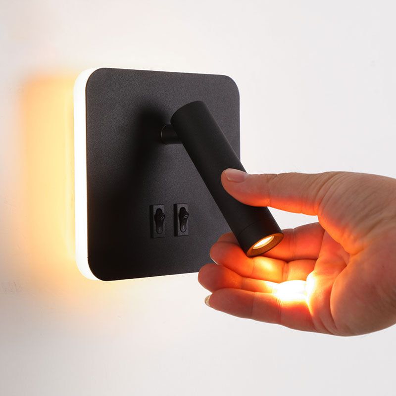 Moderner Stil Geometrischer Schatten 2 Leichter Wandleuchten Metall Wandhalterung Leuchte