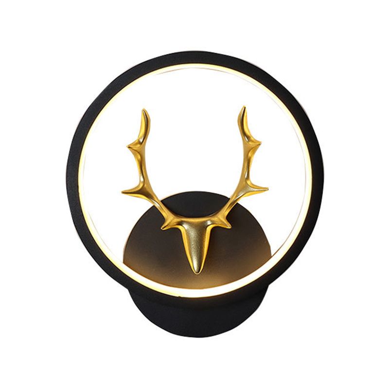 Metal Antler Sconce Light Fixture Simplicity Style LED Wall Mounted Light Fixture