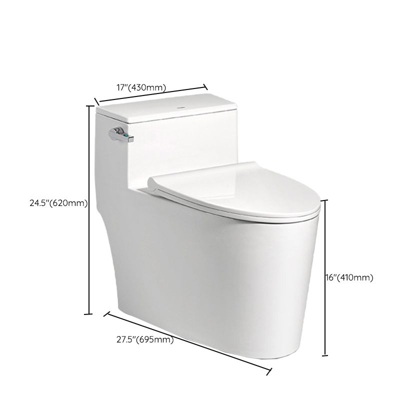 Modern Seat Included Flush Toilet One Piece Urine Toilet for Bathroom