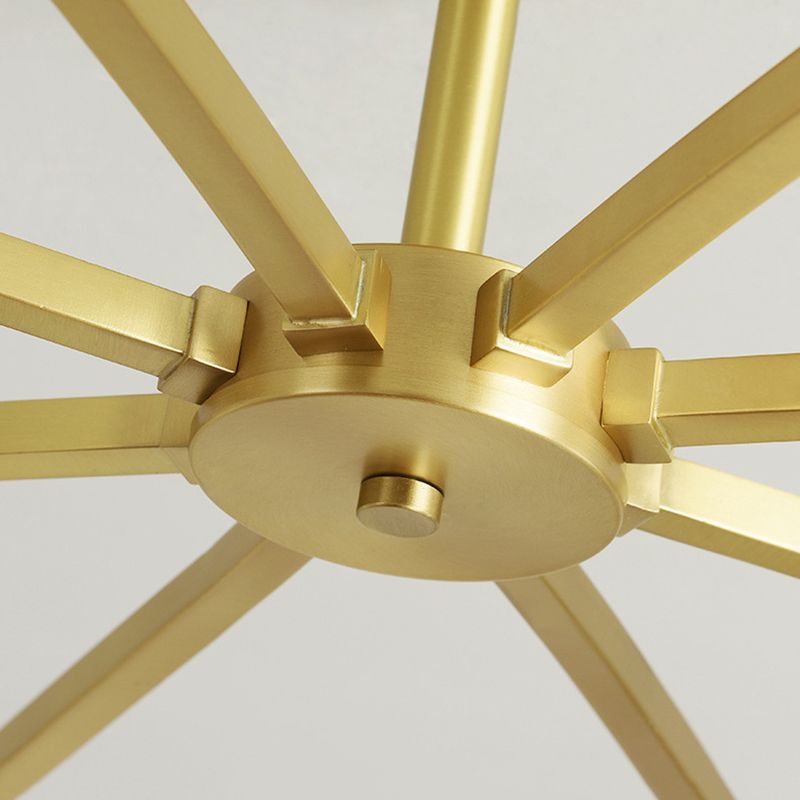 Modern Globe Ceiling Lighting Metal Multiple-Light Ceiling Mount Light Fixture