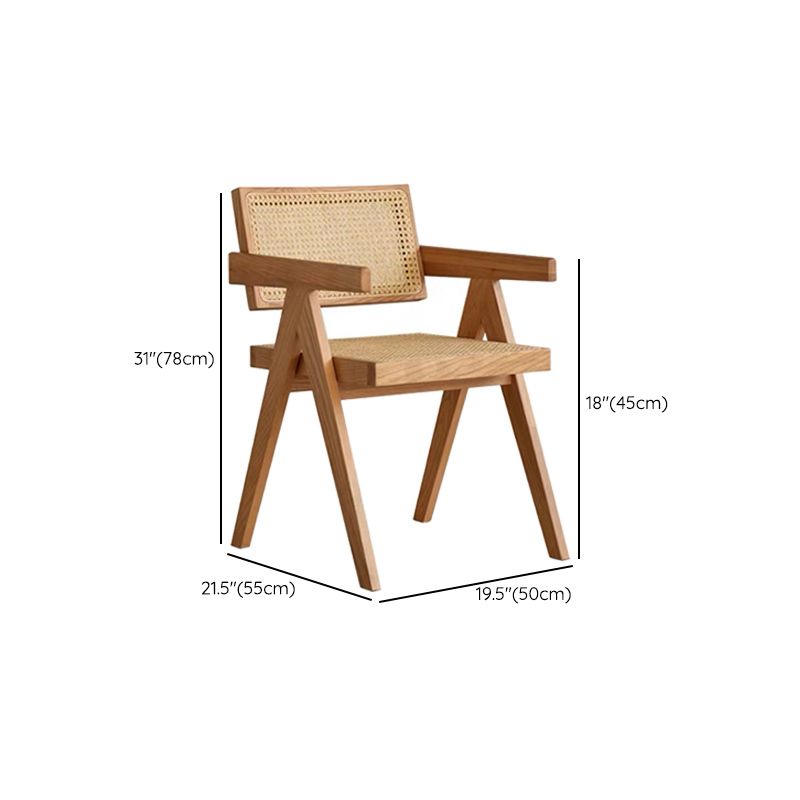 1/2/4/6 Pcs Solid Wood Dining Room Set Modern Style Dining Set with Rectangle Table