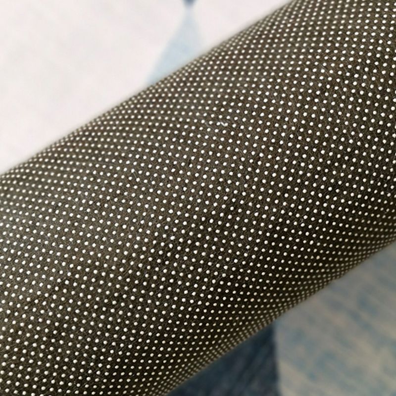 Gray Tone Carpet Modern Geometric Area Rug Polyester Washable Carpet with Non-Slip Backing