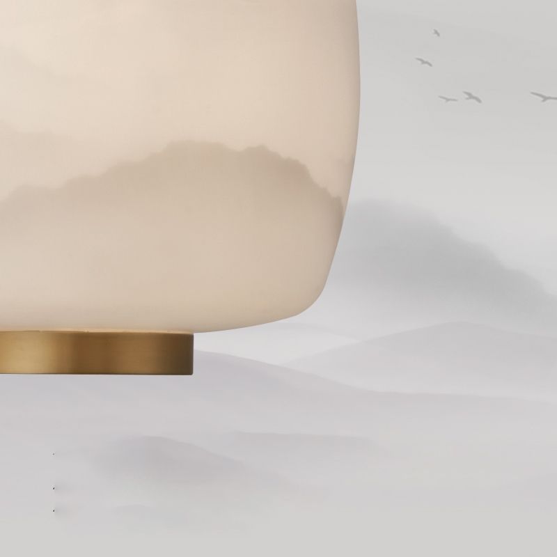 Assayeur d'éclairage pendentif en verre blanc léger en verre blanc clair pour salle à manger