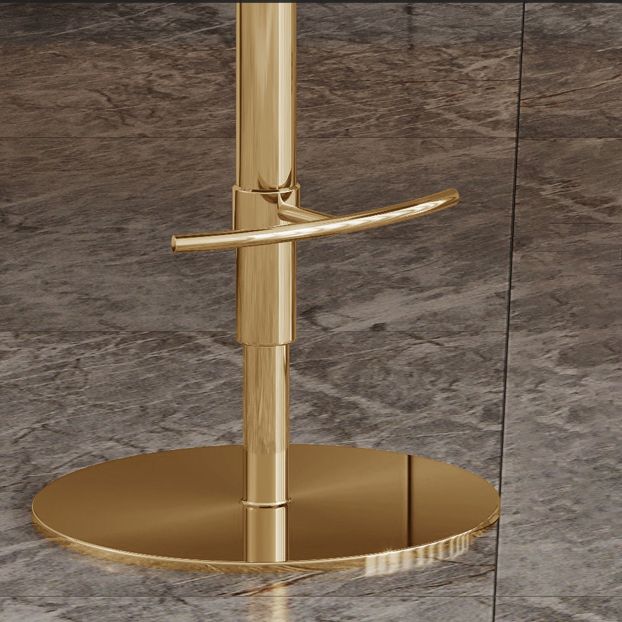 Adjustable Swivel Bar Stool Leather Backrest Counter Stool for Bristol